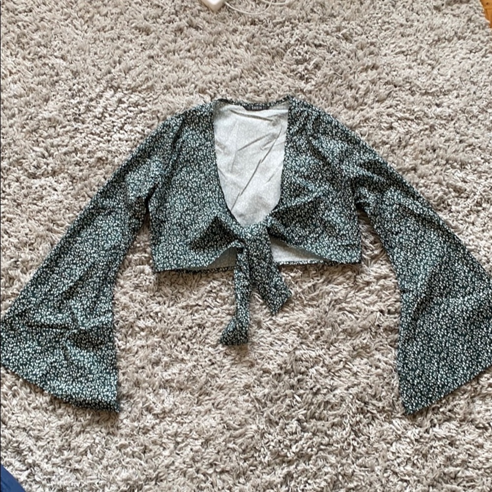SHEIN tie top